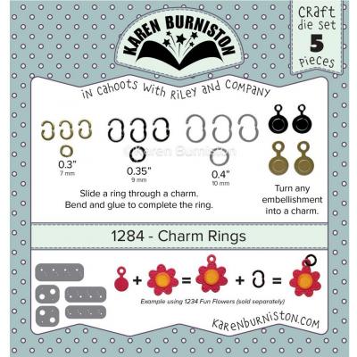 Karen Burniston Cutting Dies -  Charm Rings